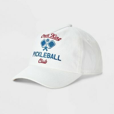 [Like New] Men's Court King Pickleball Baseball Hat - Goodfellow & Co™ White