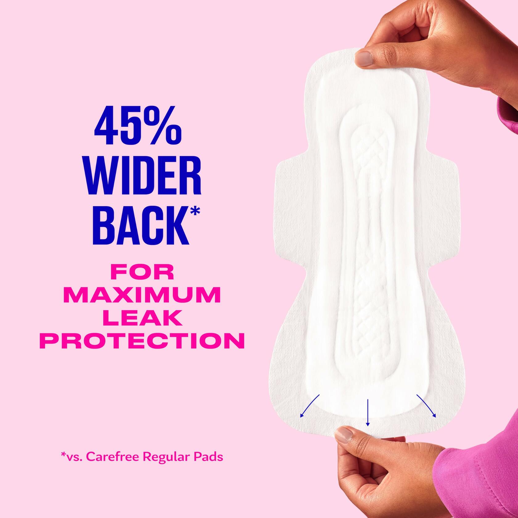 Carefree Ultra Thin Overnight Pads with Wings 40ct