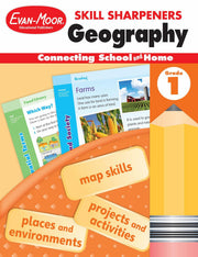 Evan-Moor Skill Sharpeners Geography Workbook Grade 1 Paperback