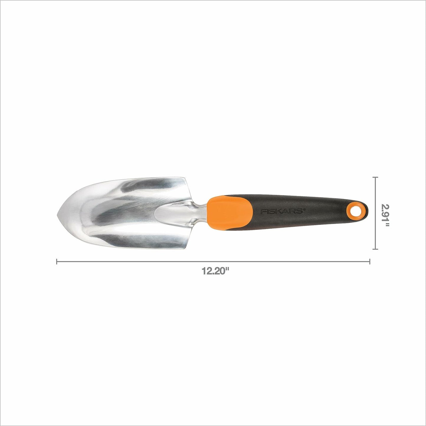 Fiskars Ergo Garden Trowel Heavy Duty Hand Tool with Hanging Hole