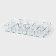 Brightroom Tray Organizer 12x6x2 Clear Plastic