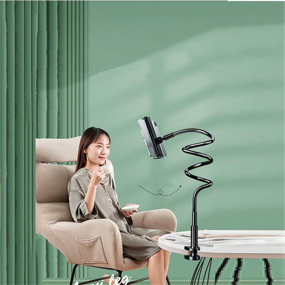 [Like New] 360° Adjustable Tablet Stand Gooseneck Arm for 4.7-12.9" Devices Black