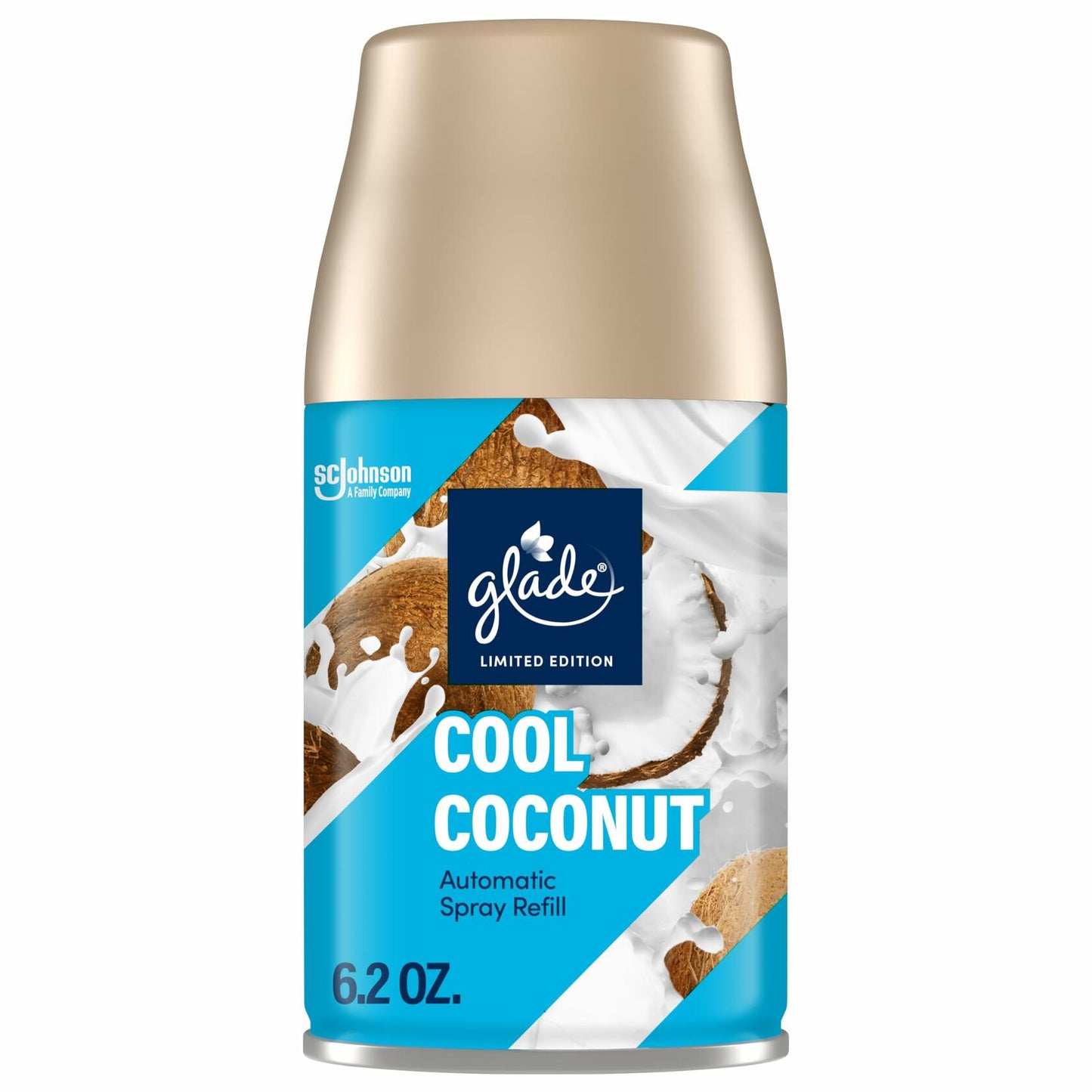 Glade Automatic Spray Refill Cool Coconut Scented Air Freshener 6.2 Oz