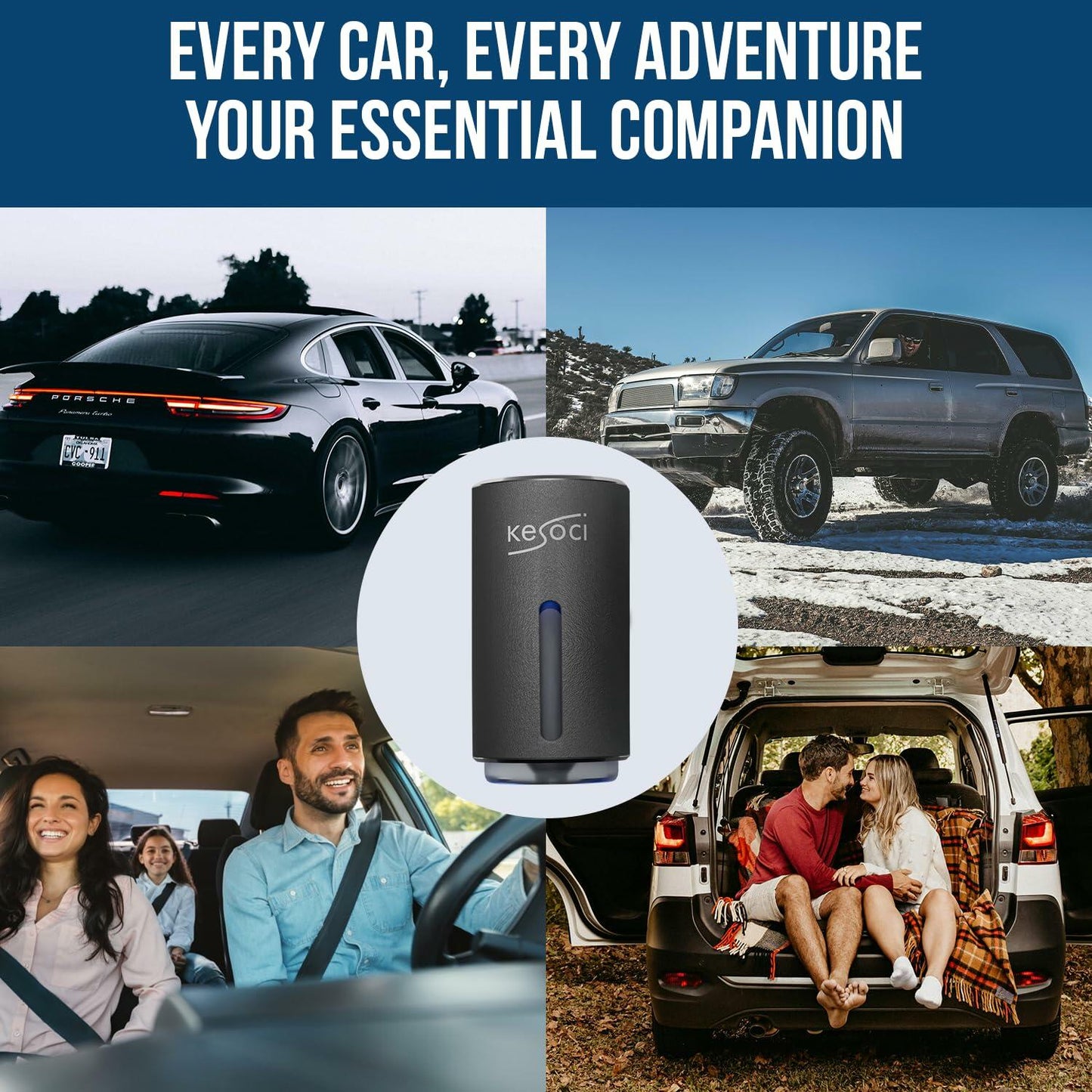 KESOCI Car Air Freshener Refill Liquid Set 3x10ML Floral Elegance Car Diffuser