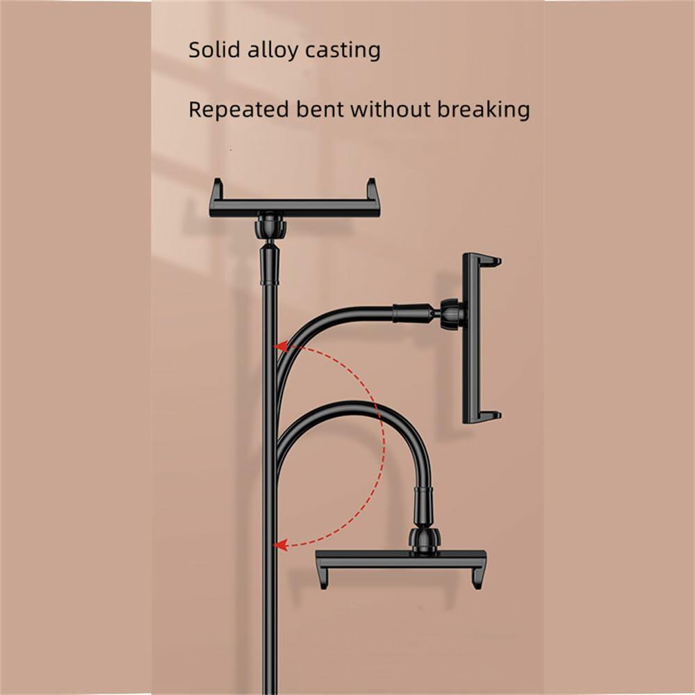 [Like New] 360° Adjustable Tablet Stand Gooseneck Arm for 4.7-12.9" Devices Black