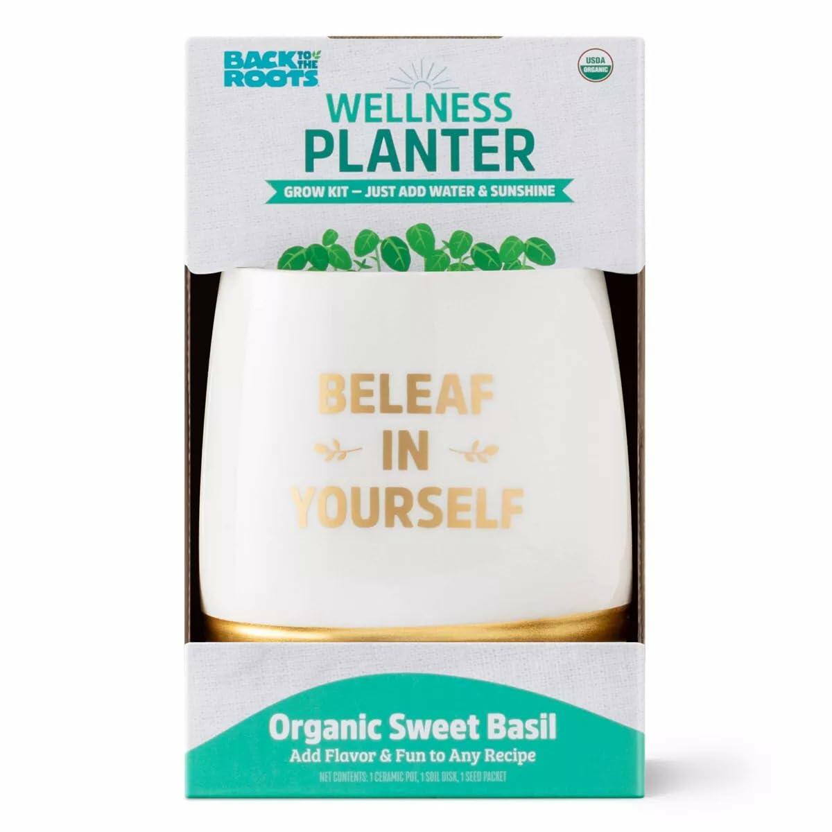 Wellness Grow Kit Basil Indoor Herb Garden Hydroponic System 0.76lb