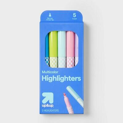 up&up Pastel Highlighters 5pk