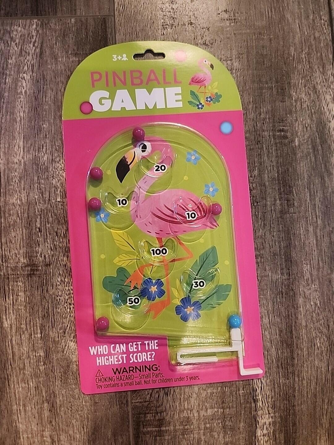 Crocodile Creek Pinball Travel Game Classic Skill Game Flamingo Ages 3+