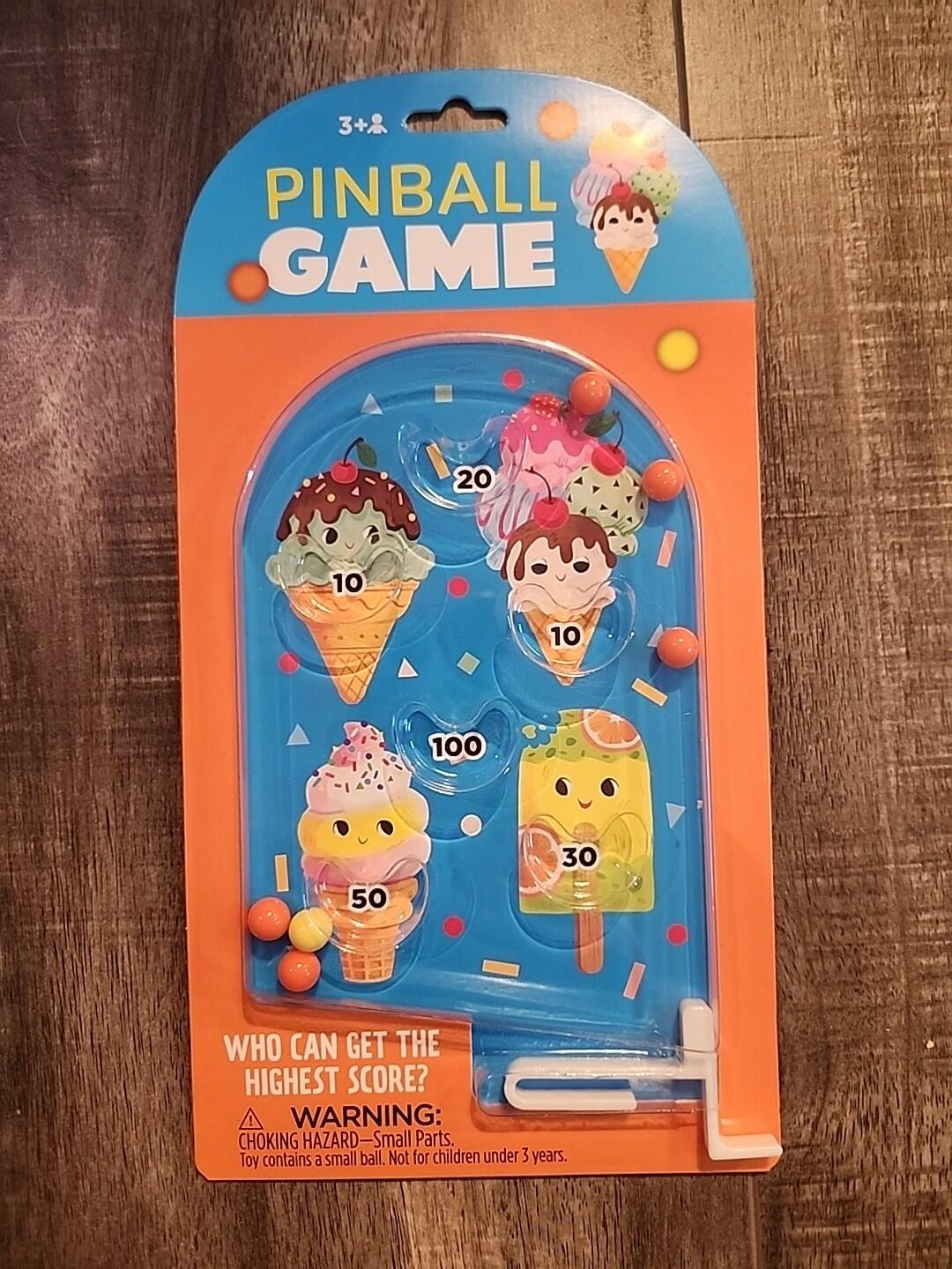 Crocodile Creek Pinball Travel Game Classic Skill Game Ages 3+ Ice Cream