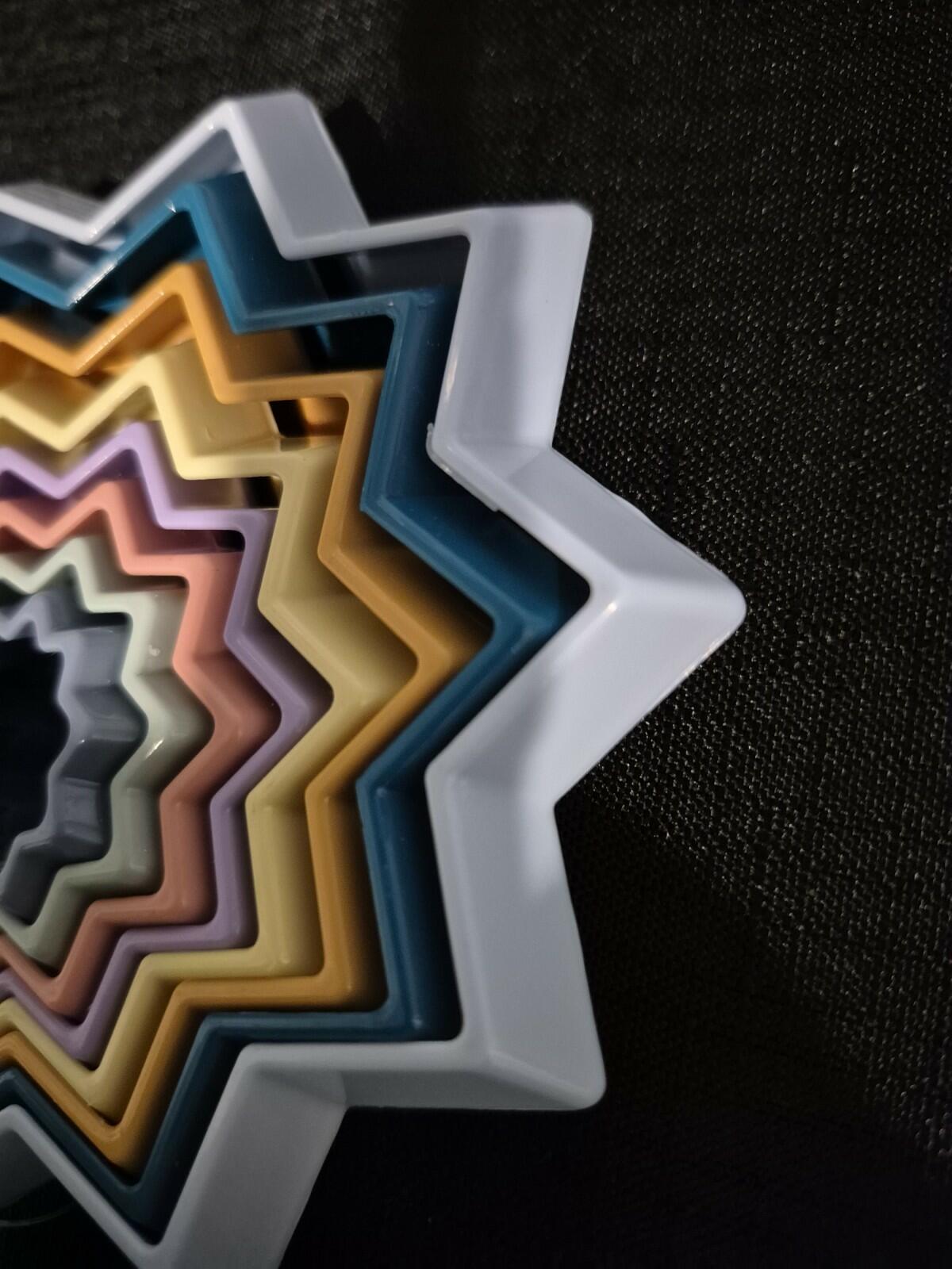 Unbranded Magic Circle Star Brain Teaser Cube Multi-Color Plastic Toy