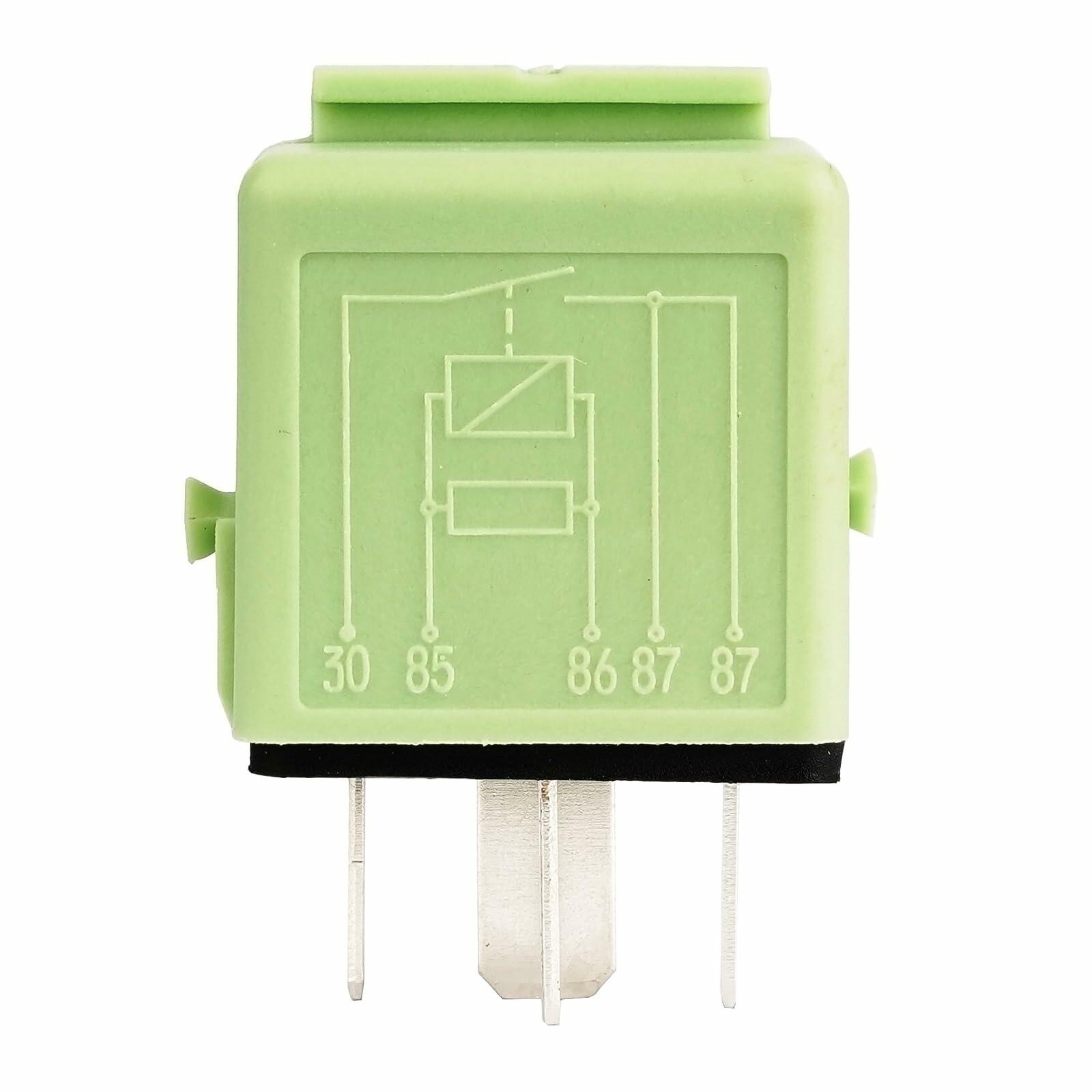 EC-HPOCKET V23134-K59-X312 12VDC 5Pin Mini ISO Car Air Suspension Relay Black