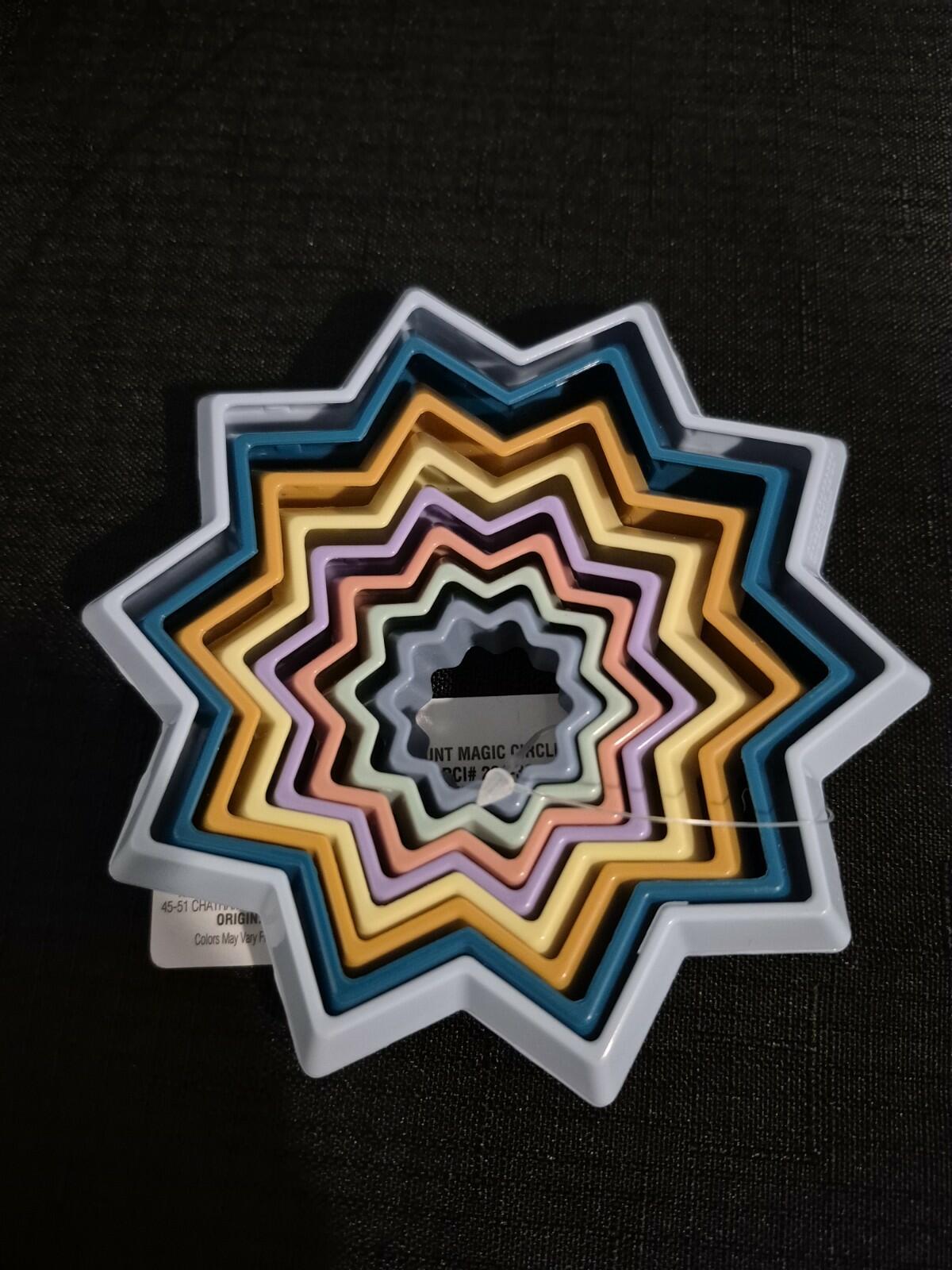 Unbranded Magic Circle Star Brain Teaser Cube Multi-Color Plastic Toy