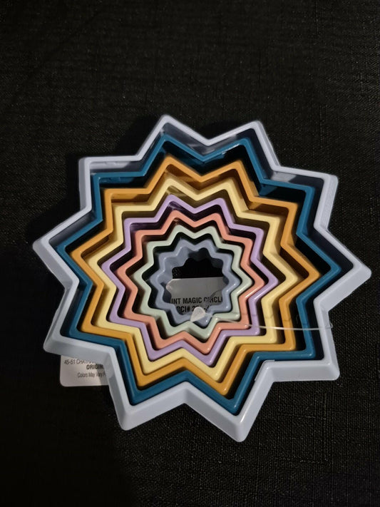 Unbranded Magic Circle Star Brain Teaser Cube Multi-Color Plastic Toy