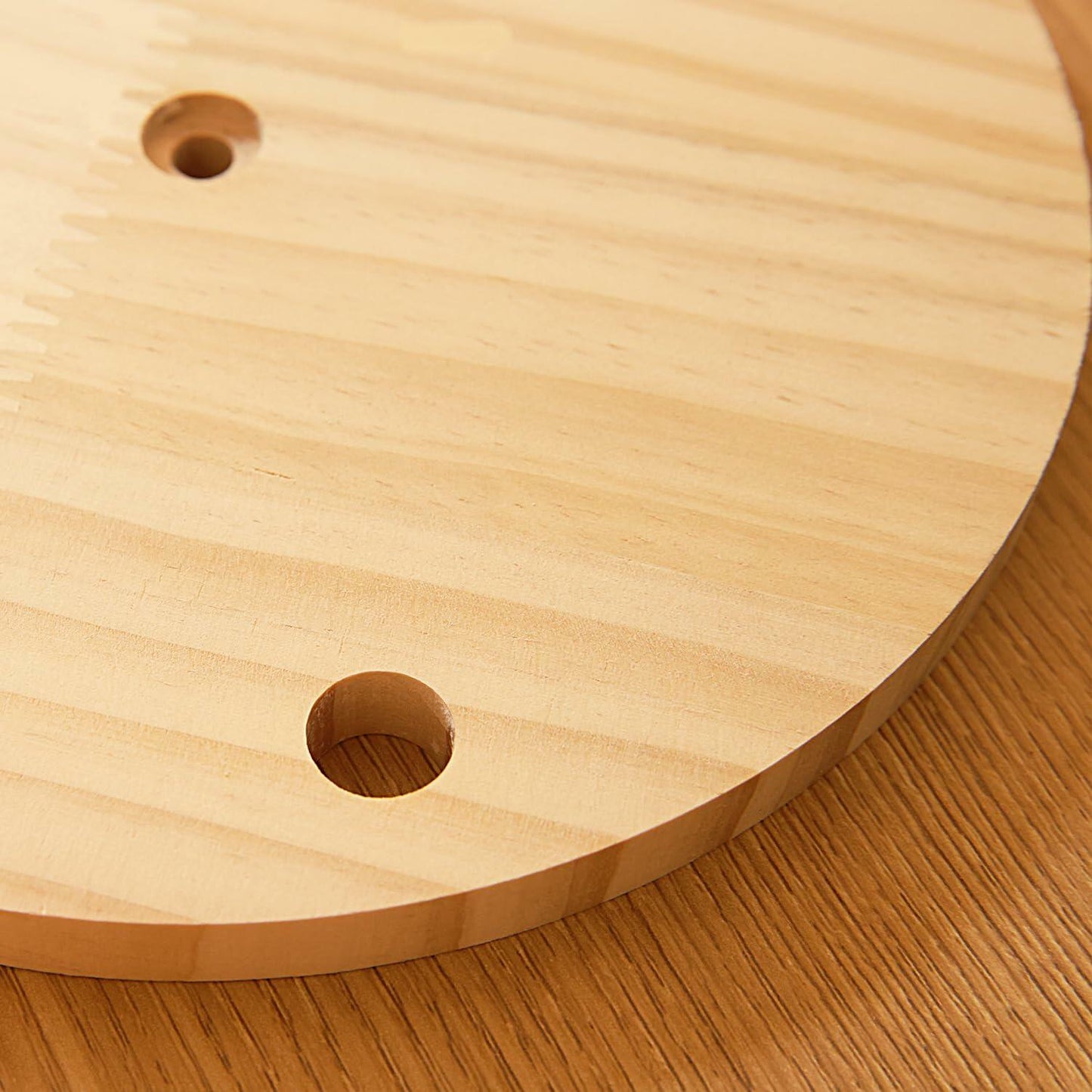 Pialouge Wooden Cat Stairs with Suction Cups 3-Level Log Color Ladder