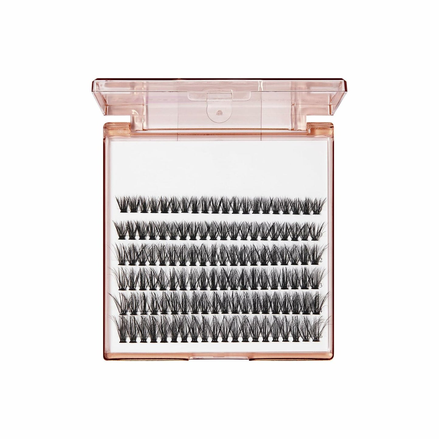 BeBlinky Lash Extension Kit 08, 9-16mm, Narrow Band, 120 Clusters Voluminous