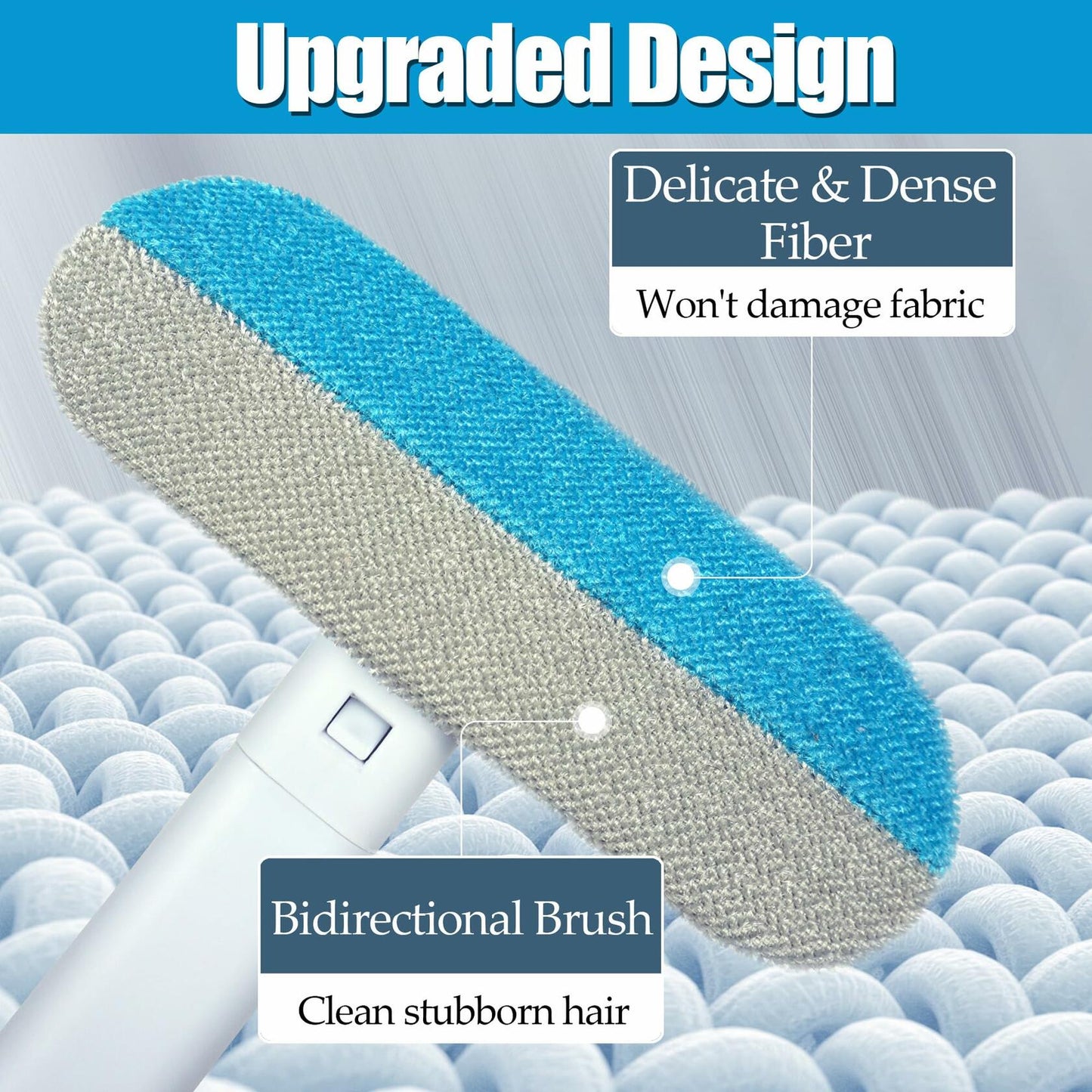 SWJDQS Pet Hair Removal Tool 2 Pieces 4 in 1 Multifunctional Broom Brush