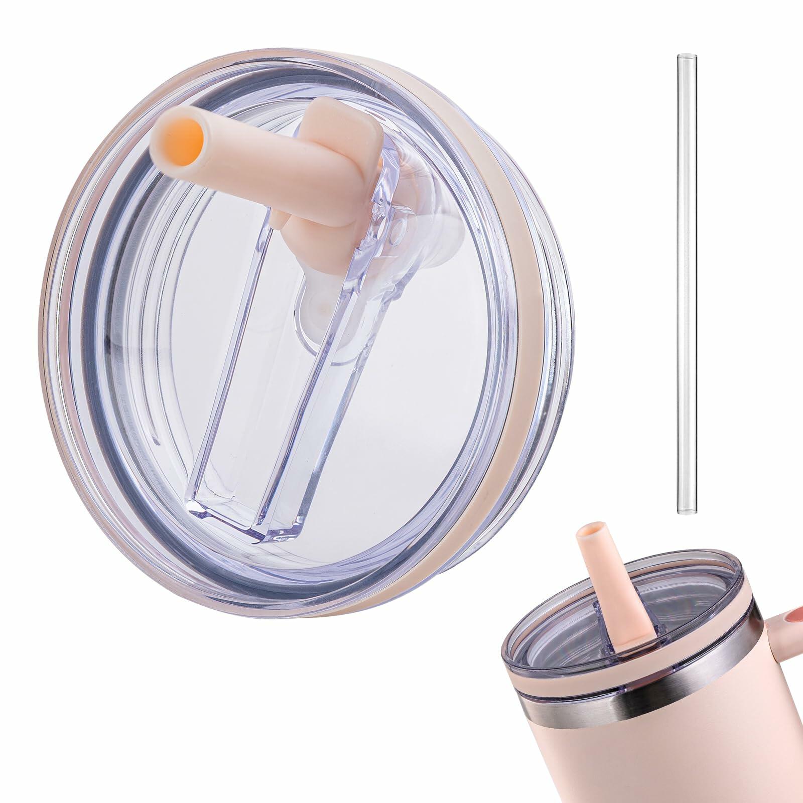 Replacement Lid for Stanley 40oz and 64oz Tumbler.Leakproof Flip Straw Lid Fit