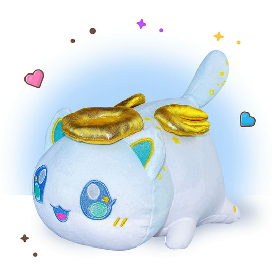 Mammykiss Angel Cat Plush Stuffed Animal Soft Meemeows Cat Doll M