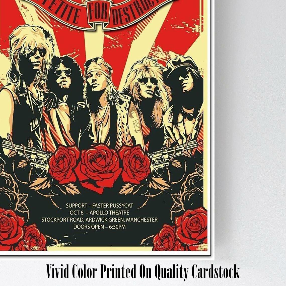 JZHLLOY Punk Hip Hop Rap Wall Collage Kit Retro Black Paper Posters