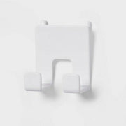 Brightroom Pegboard Double Hooks Adjustable Storage 2 Count Plastic Utility