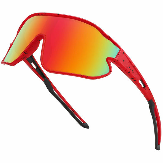 MARIDA Kids Sunglasses UV400 Sports Cycling Baseball Red Size 10-16