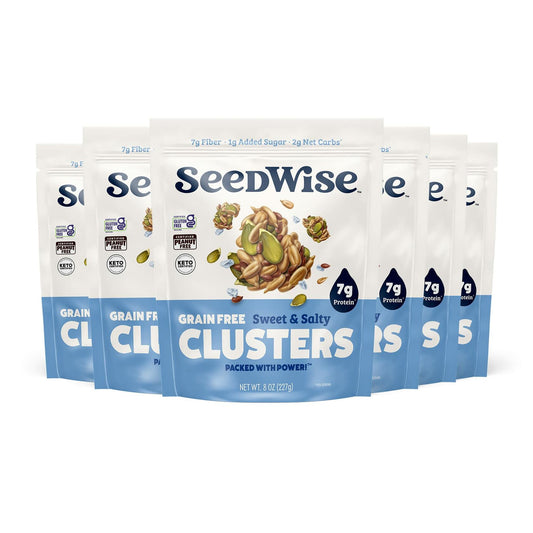 BestBy04/25 Ozery Bakery Super Seed Crunch Clusters Sweet Salty Vegan Keto 5.3oz