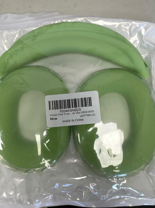 Vanjua AirPods Max Case Cover 3-in-1 Silicone Clear Cactus Color 2024/2020