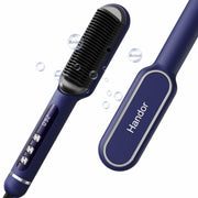 RakRlek Handor Ionic Hair Straightener Brush 9 Temp Settings Fast Heating Blue