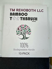 Soft Bamboo Toothbrush 10 Pack Soft Bristles Biodegradable Handle Eco