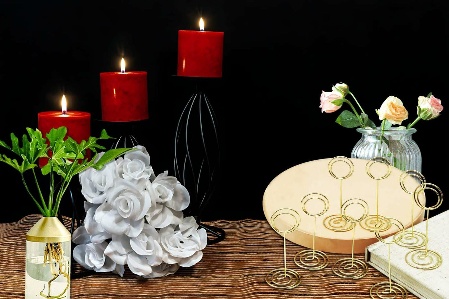 Generic Table Number Holders Metal 845mm Gold