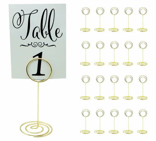 Generic Table Number Holders Metal 845mm Gold