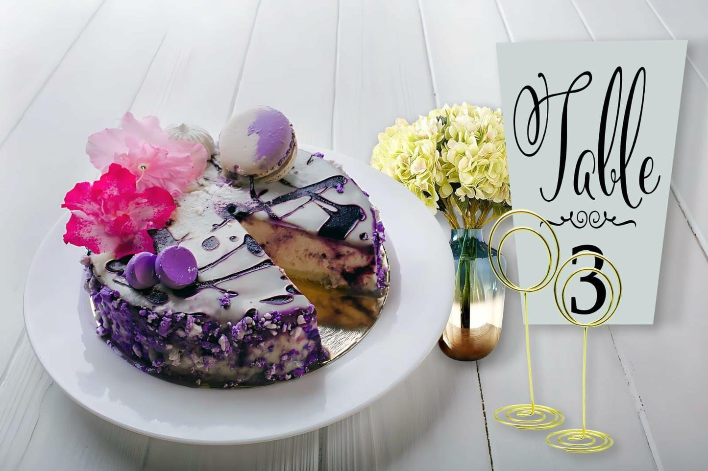 Generic Table Number Holders Metal 845mm Gold