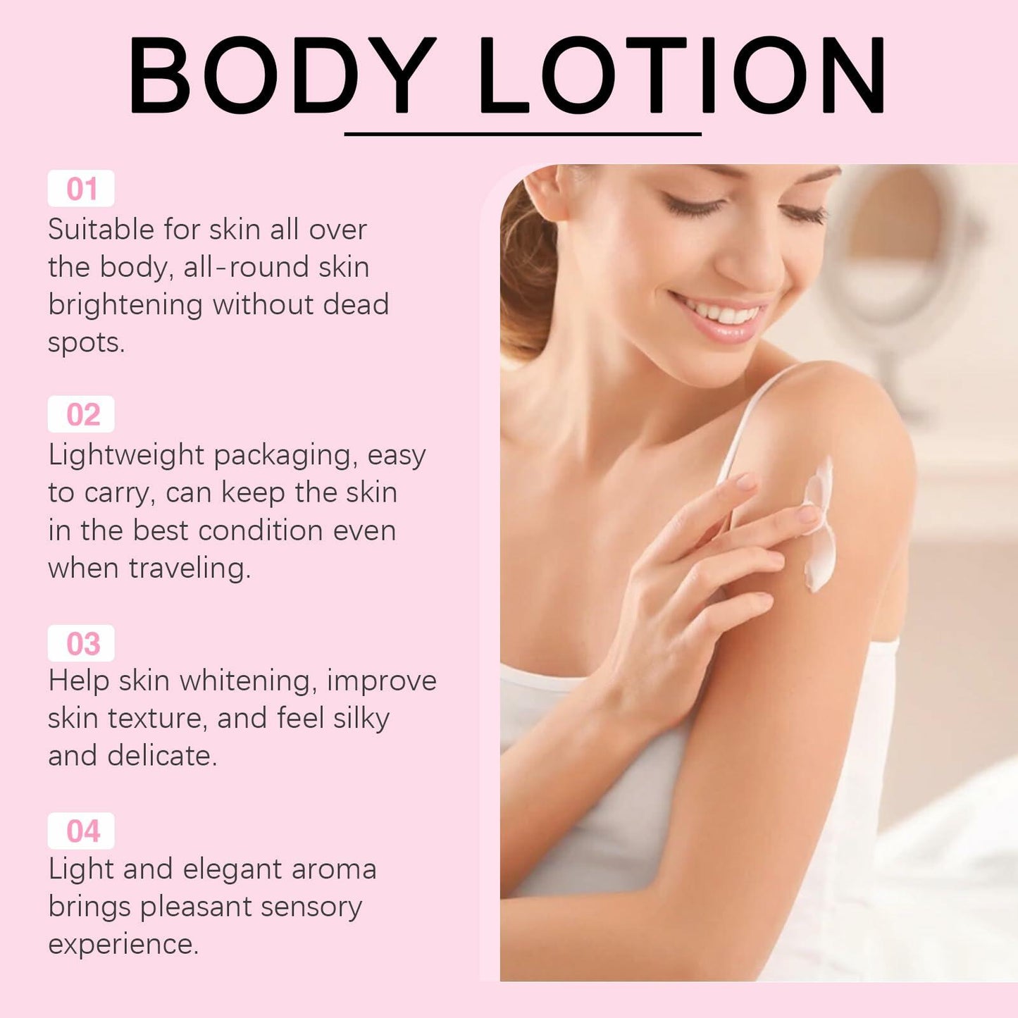 KNHYDWD Glutathione 50x Tone Up Body Lotion Moisturizing 3.53oz 2 Packs