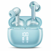 HUIFU Wireless Bluetooth Earbuds 40H Playtime IPX7 Waterproof Mint