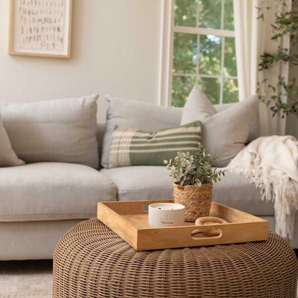 Wick'd Co. Birch + Amber Scented Soy Candle 12oz Natural Cotton Wick