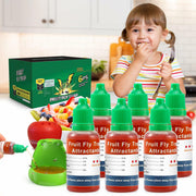 UWANTME Fruit Fly Trap Refill Liquid 6 Pack Indoor Outdoor Bait
