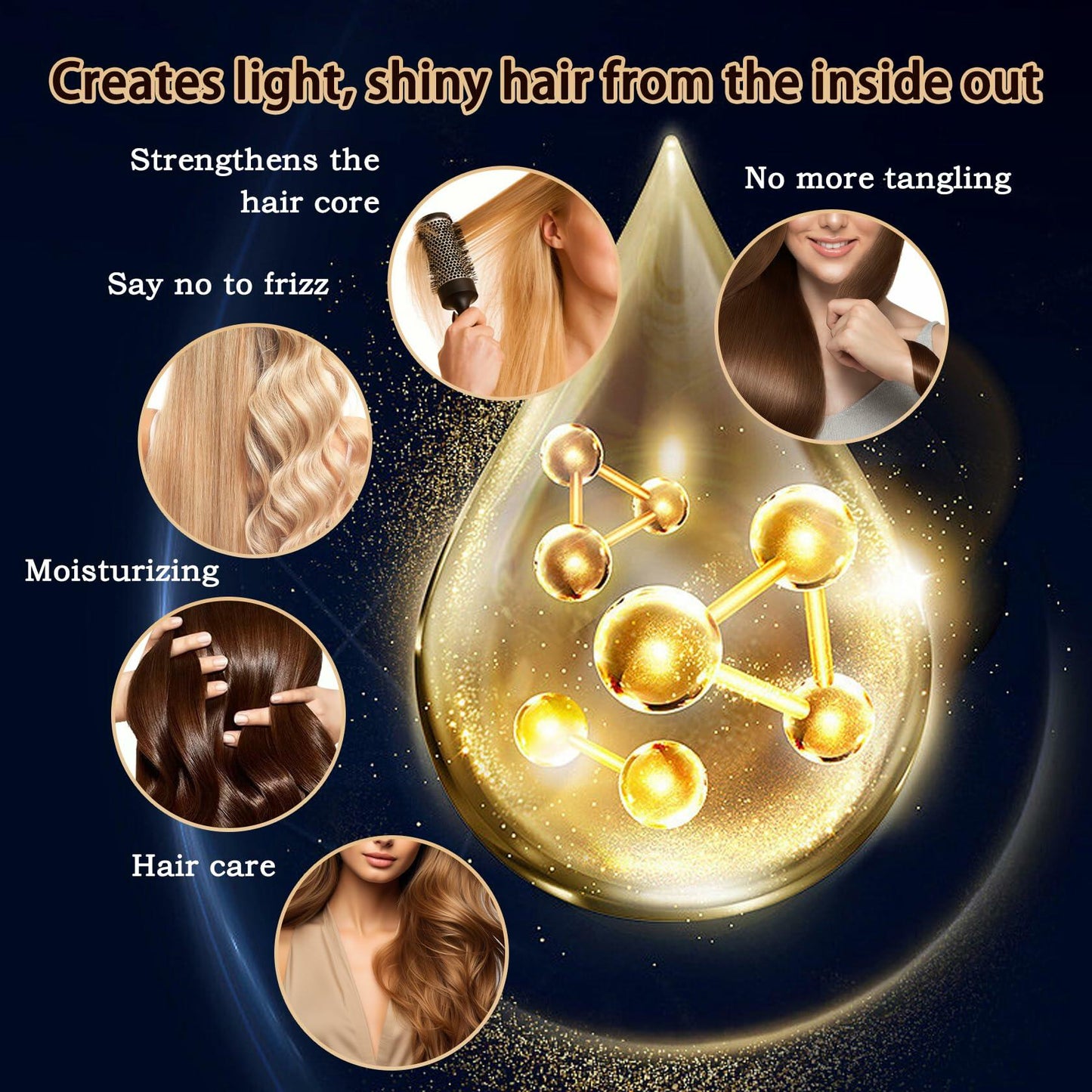 [Like New] LingHaoLH Moroccan Oil Leave-In Conditioner & Curl Defining Cream 300ML