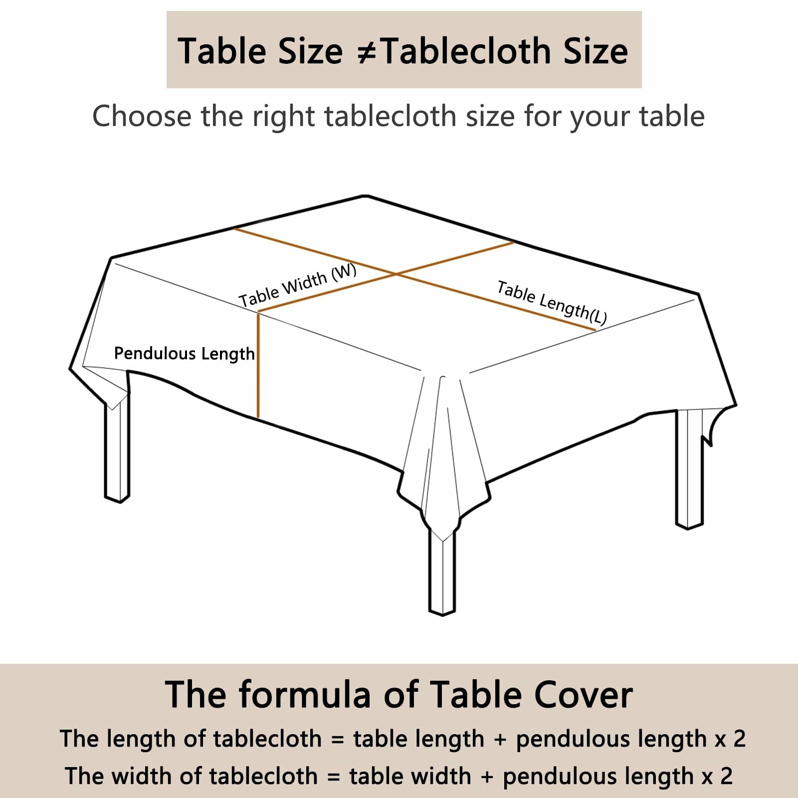 aoselan Halloween Waterproof Skeleton Spider Web Tablecloth 60x120 Inch