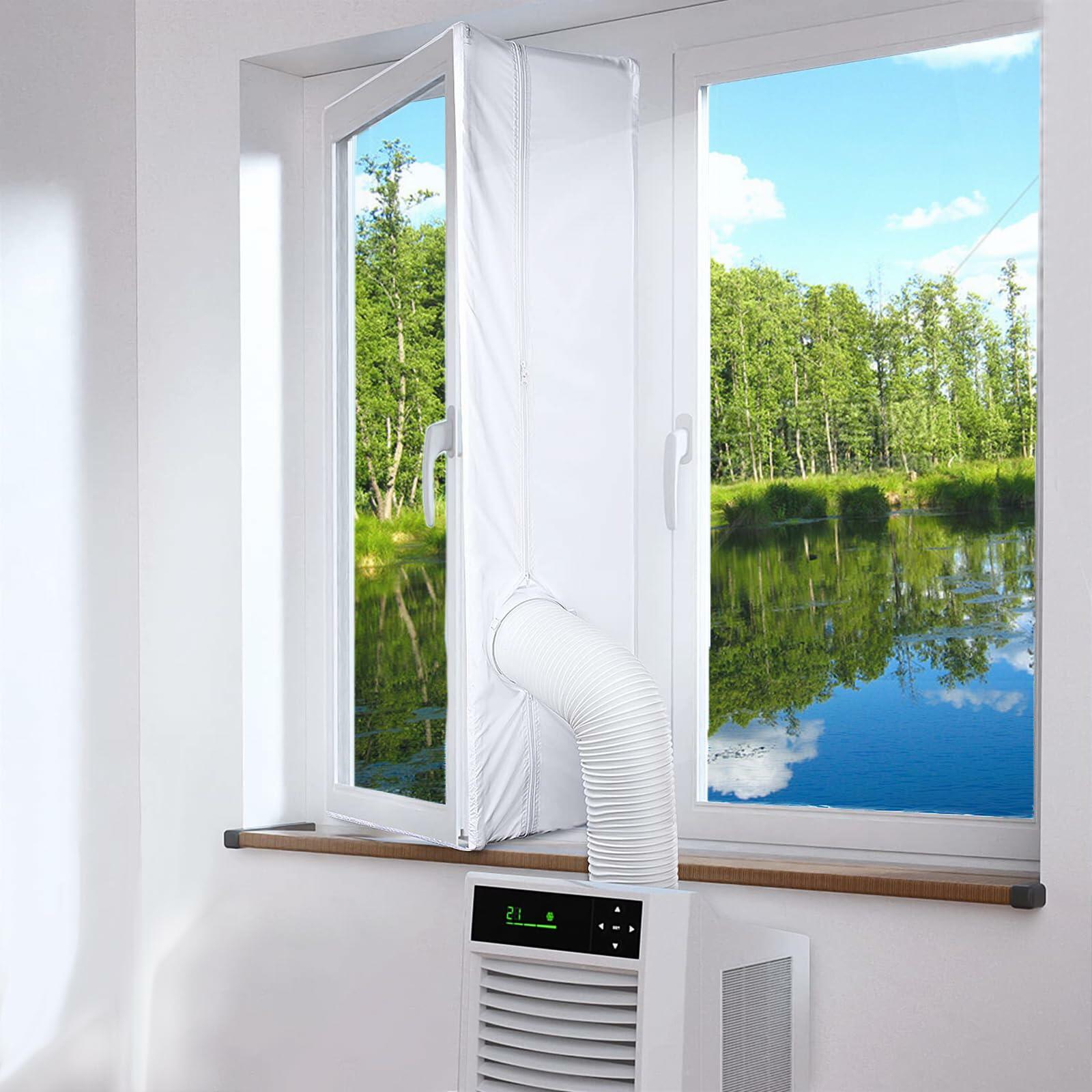 Jyxmor 400CM(157") Window Seal Kit Casement AC Waterproof White-4M
