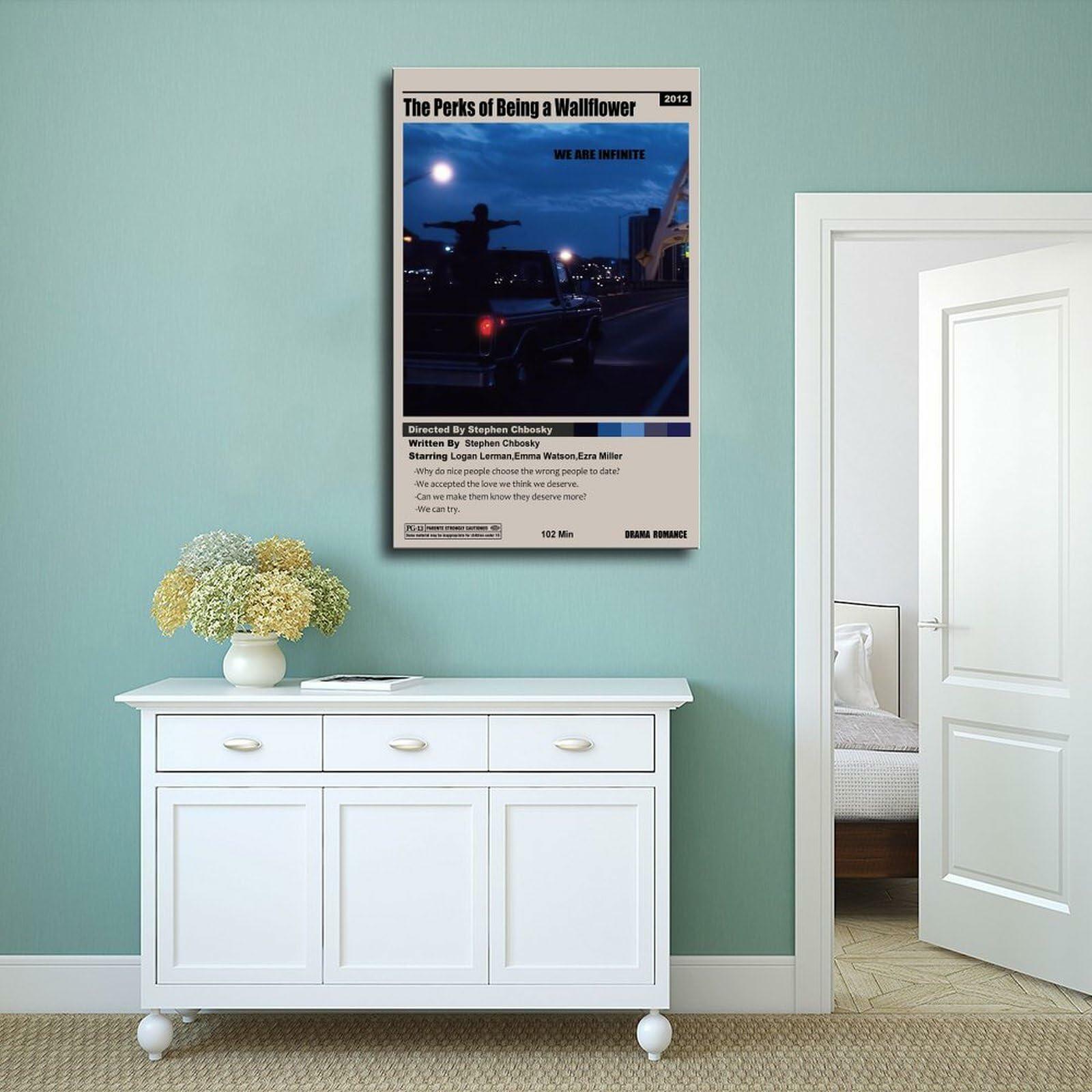 ELSARBEINA Perks of Being A Wallflower Canvas Poster 12x18in Earthy Tones