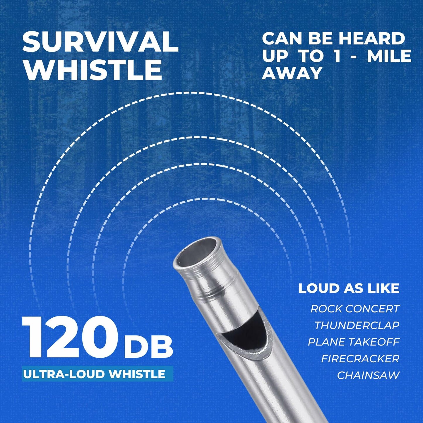 CloudTen Emergency Blanket Bundle 10 Tear Resistant Mylar Blankets Whistle