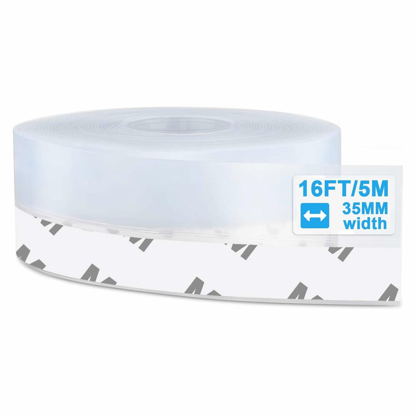 AIMIXUN Weather Stripping Door Seal Silicone Draft Stopper 16.4ft Clear