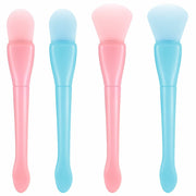 QFGasre Silicone Face Mask Brush Applicator Soft Beauty Tool Pink Blue