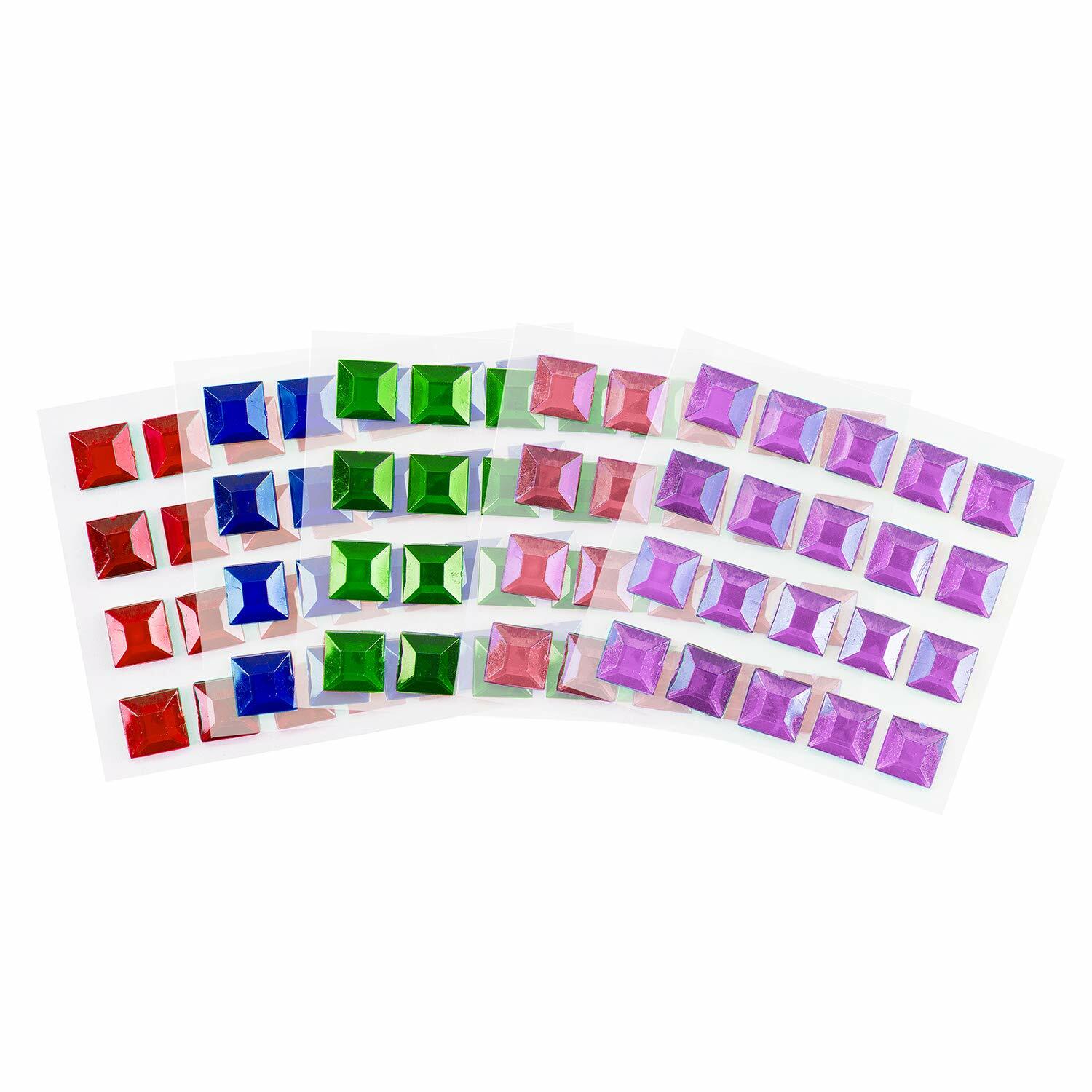 Super Z Outlet Mini Self-Adhesive Back Jewels Multi-Color 500 Pieces