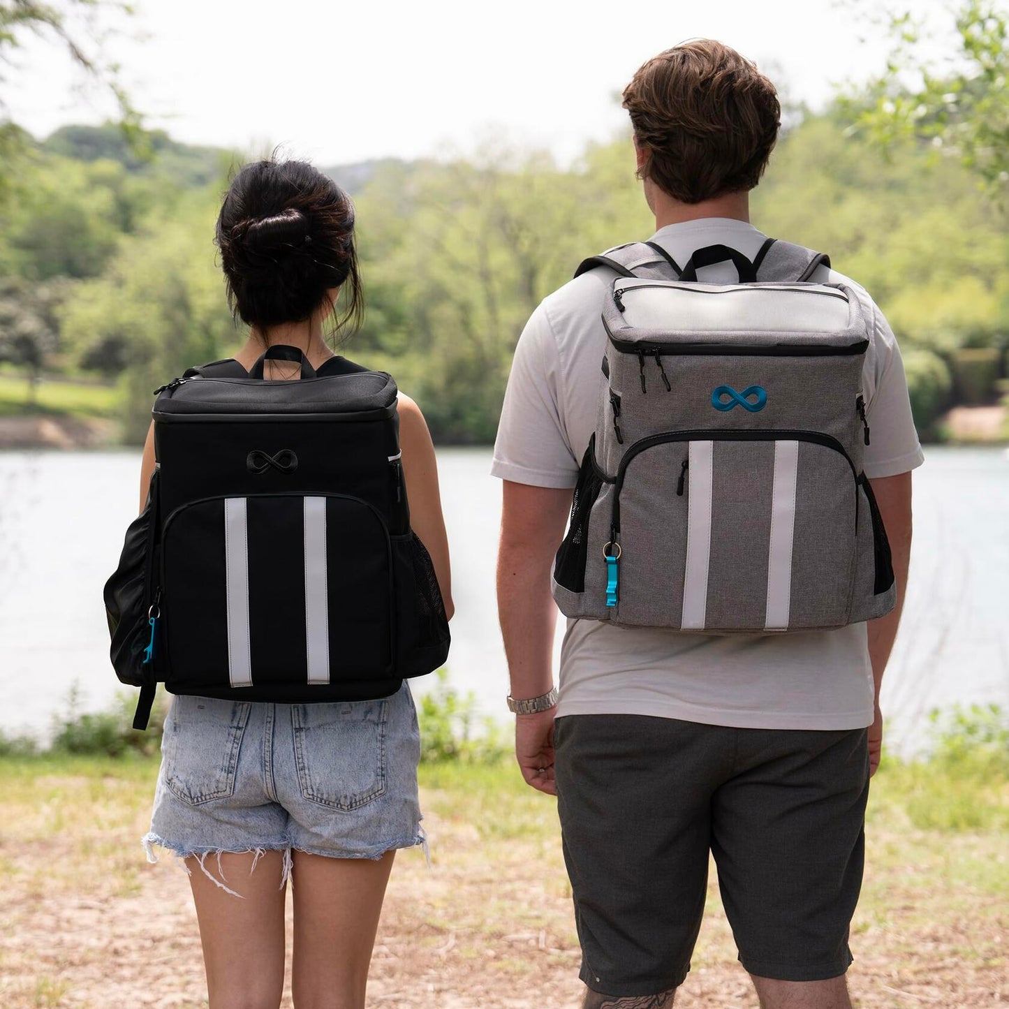 Everlasting Comfort Insulated Backpack Cooler 54 Can Leak Proof Black