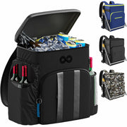 Everlasting Comfort Insulated Backpack Cooler 54 Can Leak Proof Black