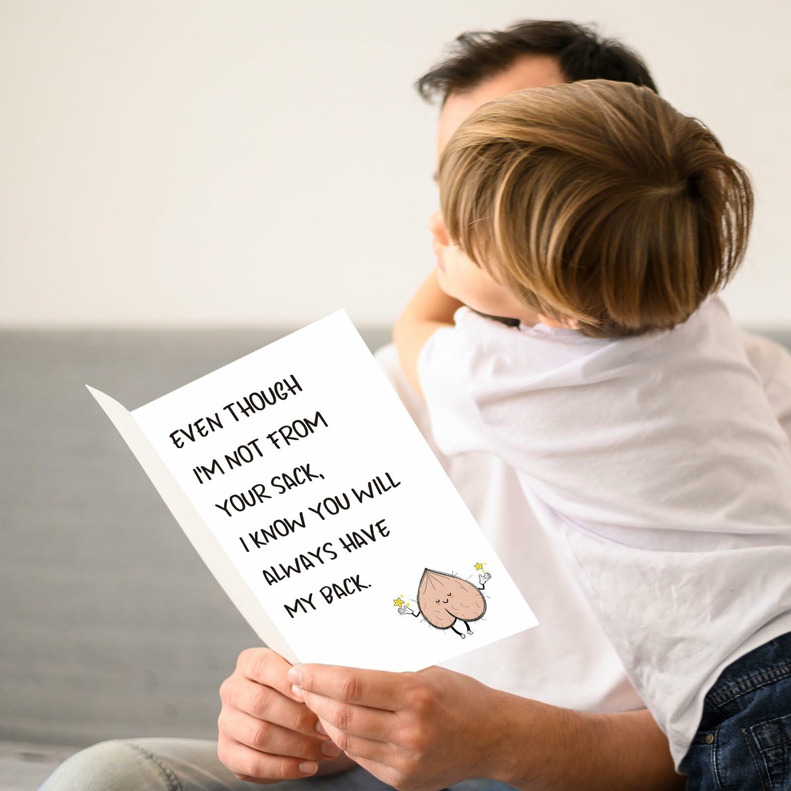 Esivelo Happy Father's Day Husband Love Letter Card Best Dad