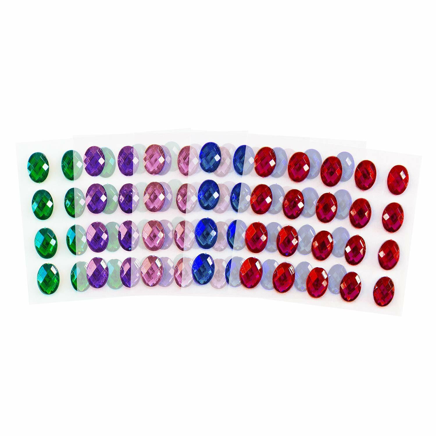 Super Z Outlet Mini Self-Adhesive Back Jewels Multi-Color 500 Pieces