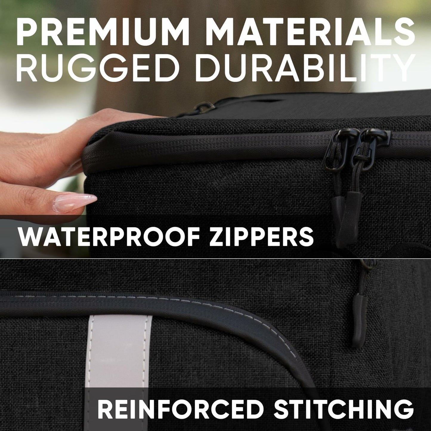 Everlasting Comfort Insulated Backpack Cooler 54 Can Leak Proof Black