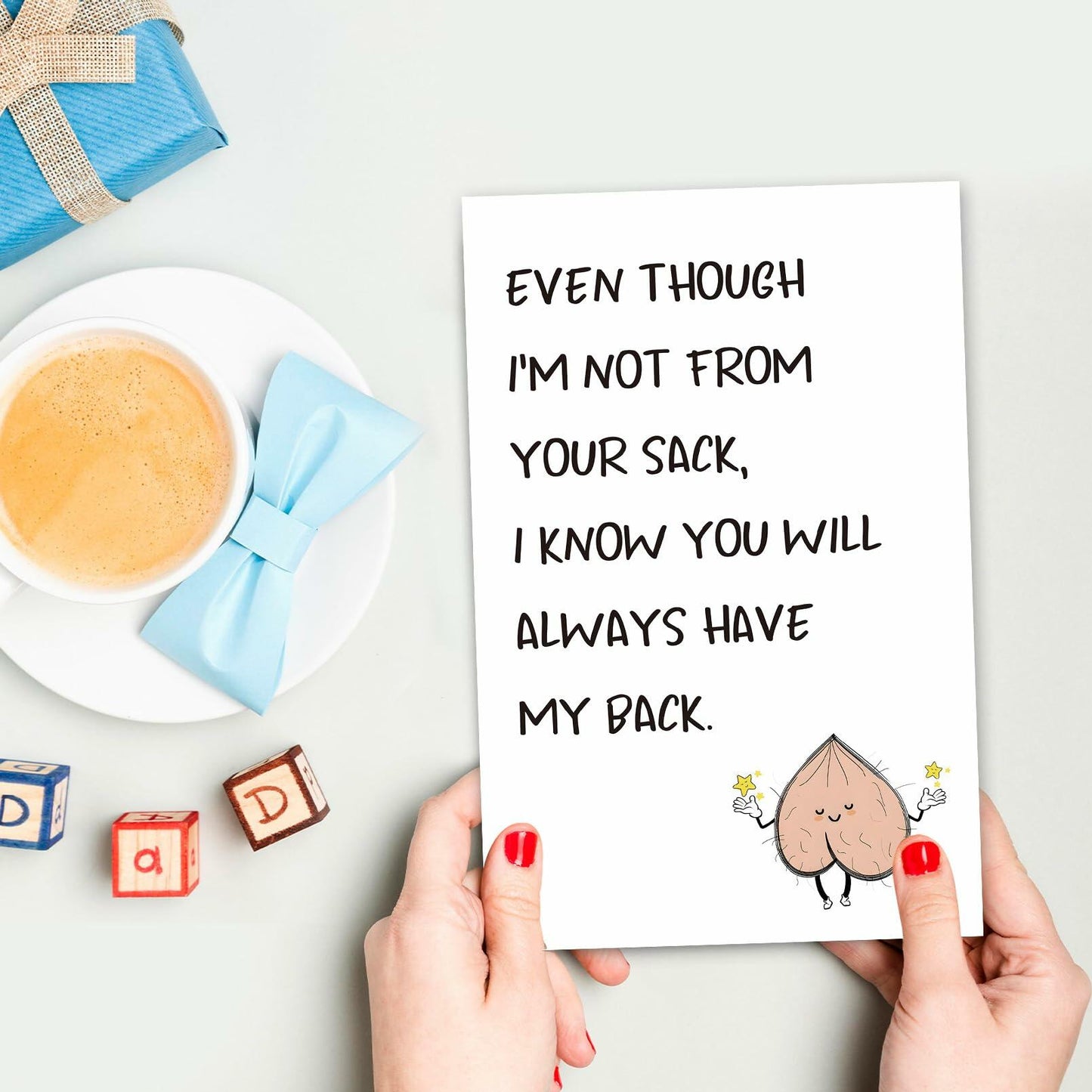 Esivelo Happy Father's Day Husband Love Letter Card Best Dad